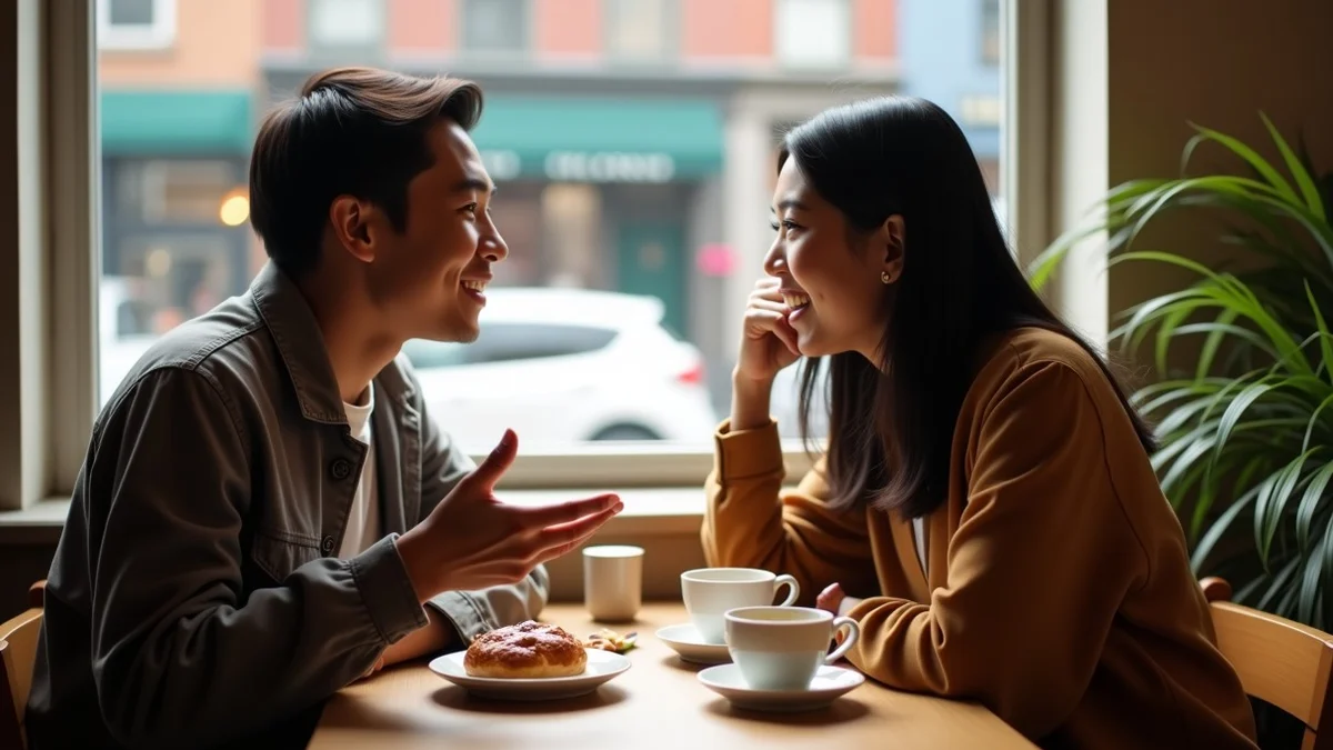 Asian Singles in New York: Finding Respectful Online Connections - editorial photograph