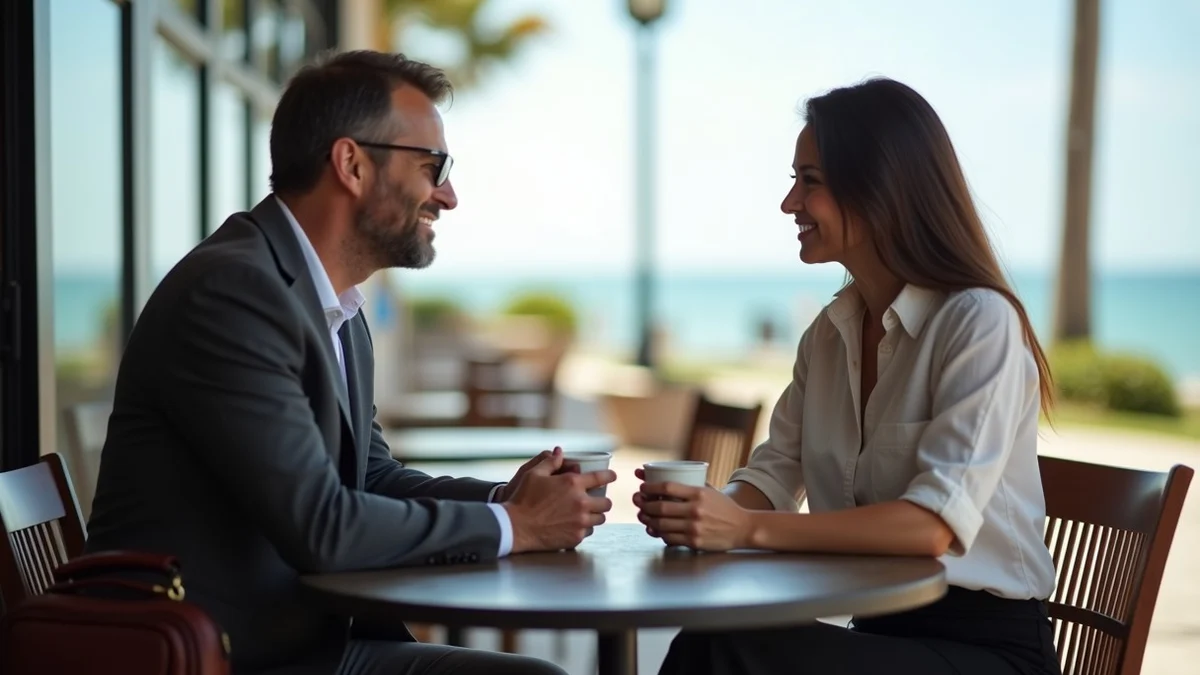 Professional Singles in Corpus Christi: Dating Around a Demanding Career - editorial photograph