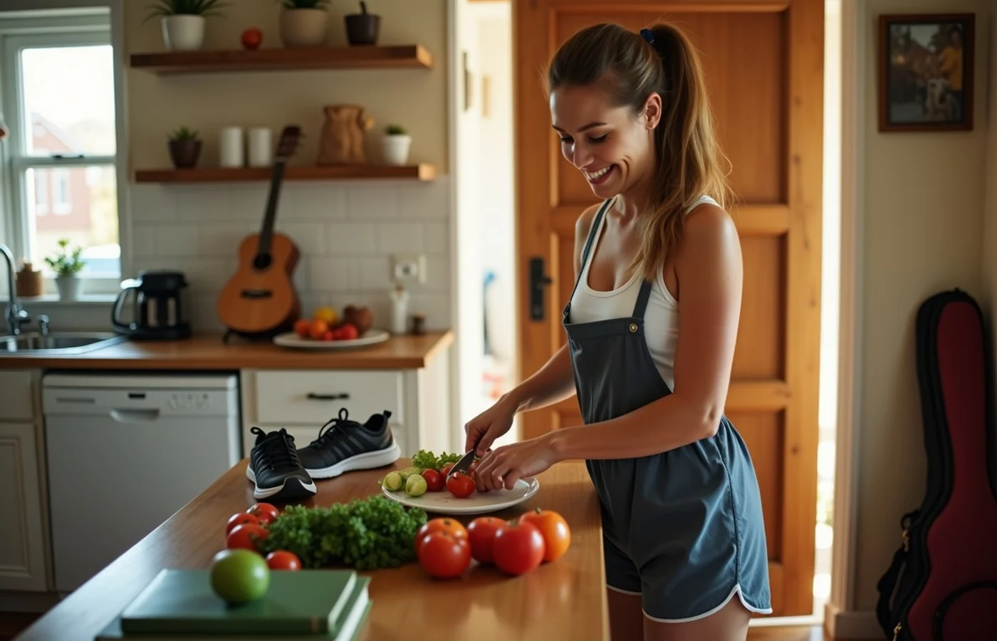Fitness interests can support connection without defining the whole profile - supporting editorial photograph