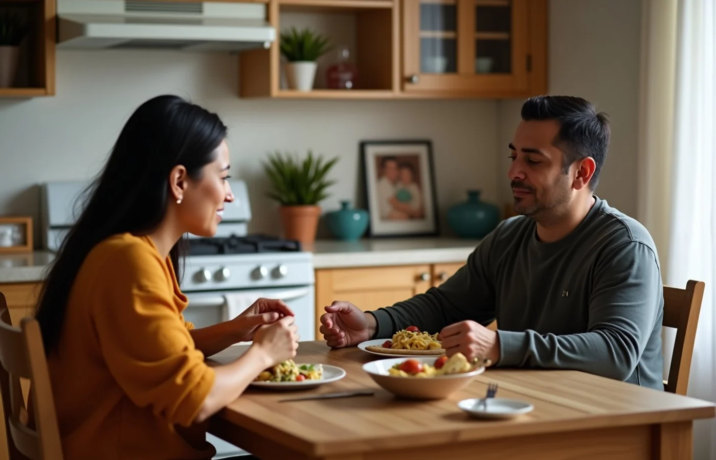 When family expectations enter an early connection - supporting editorial photograph