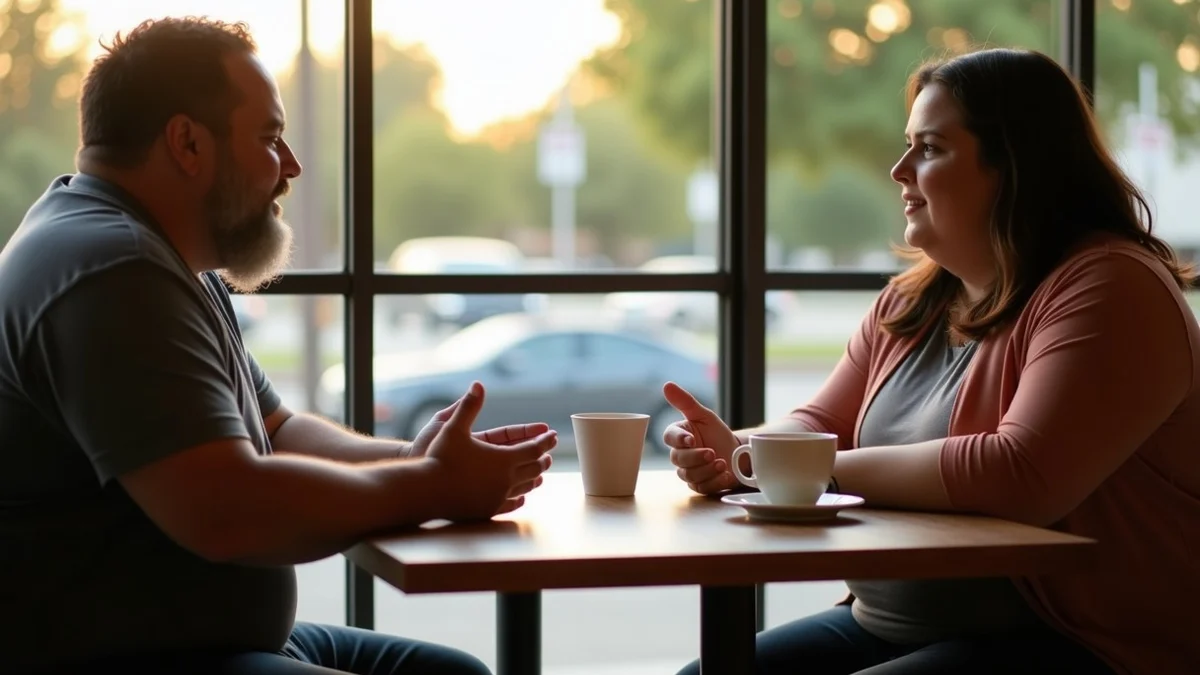 Meet Plus-Size Singles in Lubbock With Respectful Dating Standards - editorial photograph