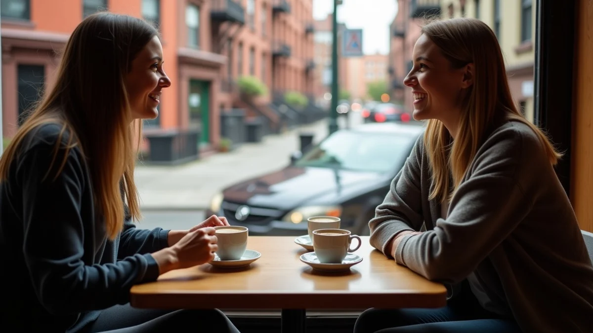 Online Dating for Lesbian Singles in New York: Building a Local Search With Clear Intentions - editorial photograph