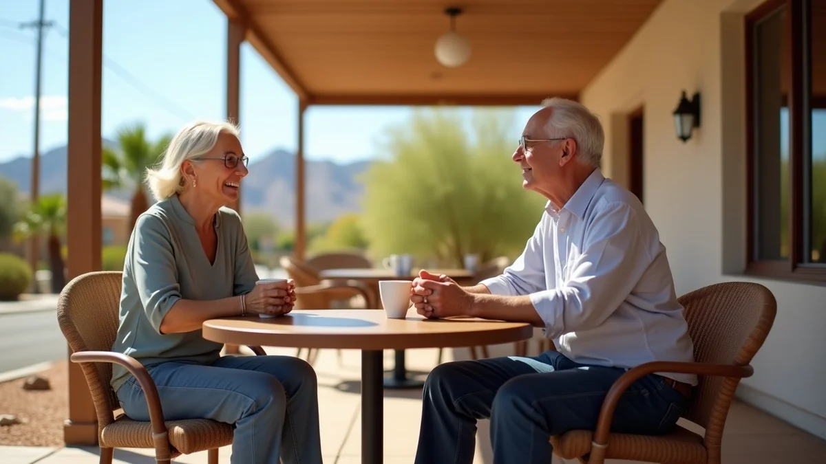 Senior Singles Dating in Phoenix: Building a Patient, Local Search - editorial photograph