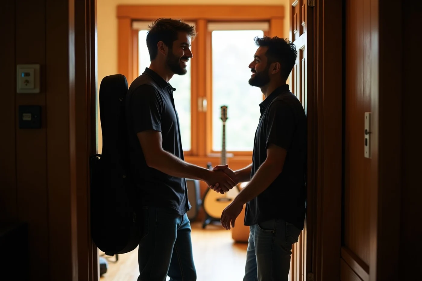 Online music groups can lead to local introductions - supporting editorial photograph